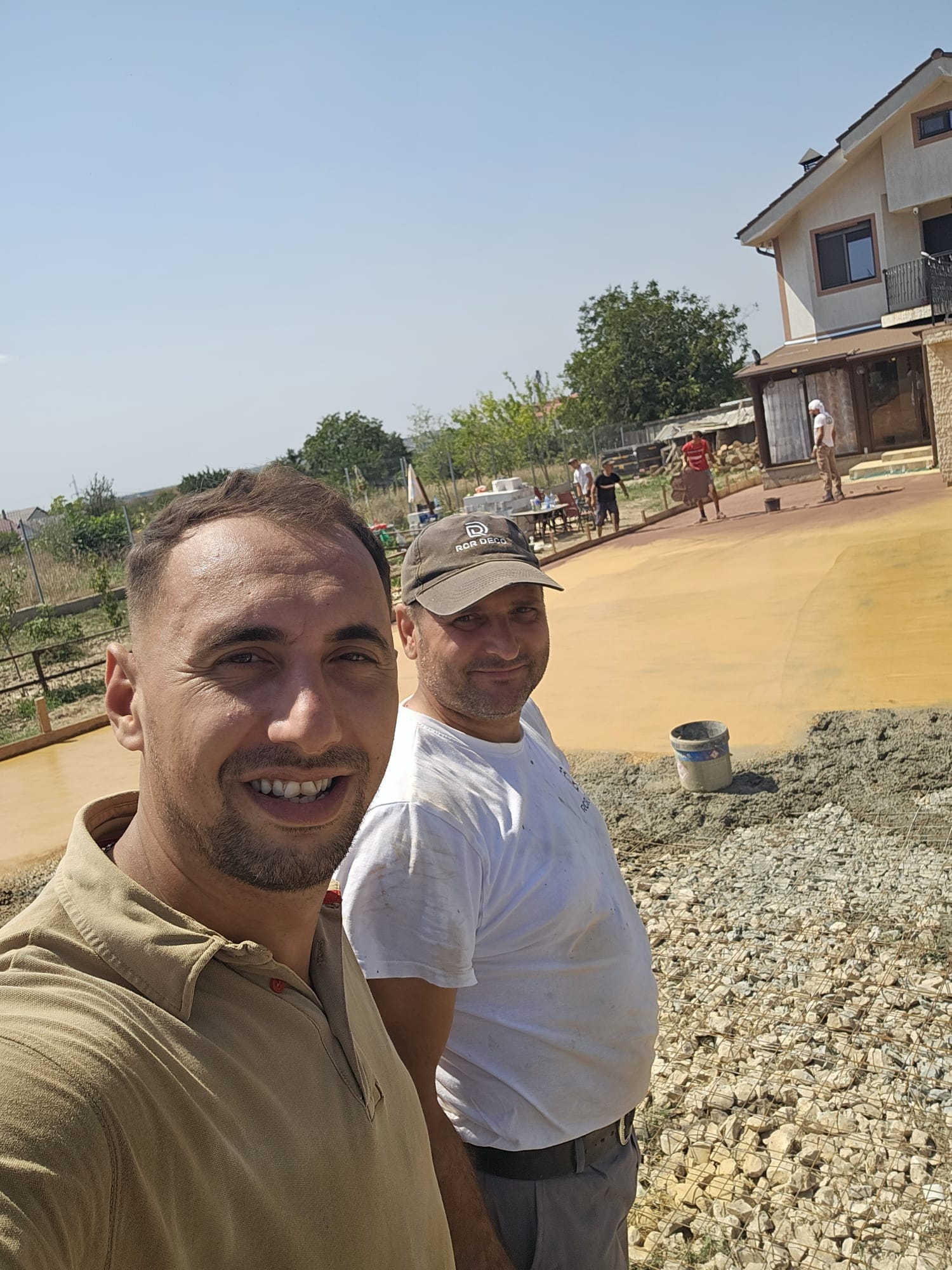 echipa beton amprentat