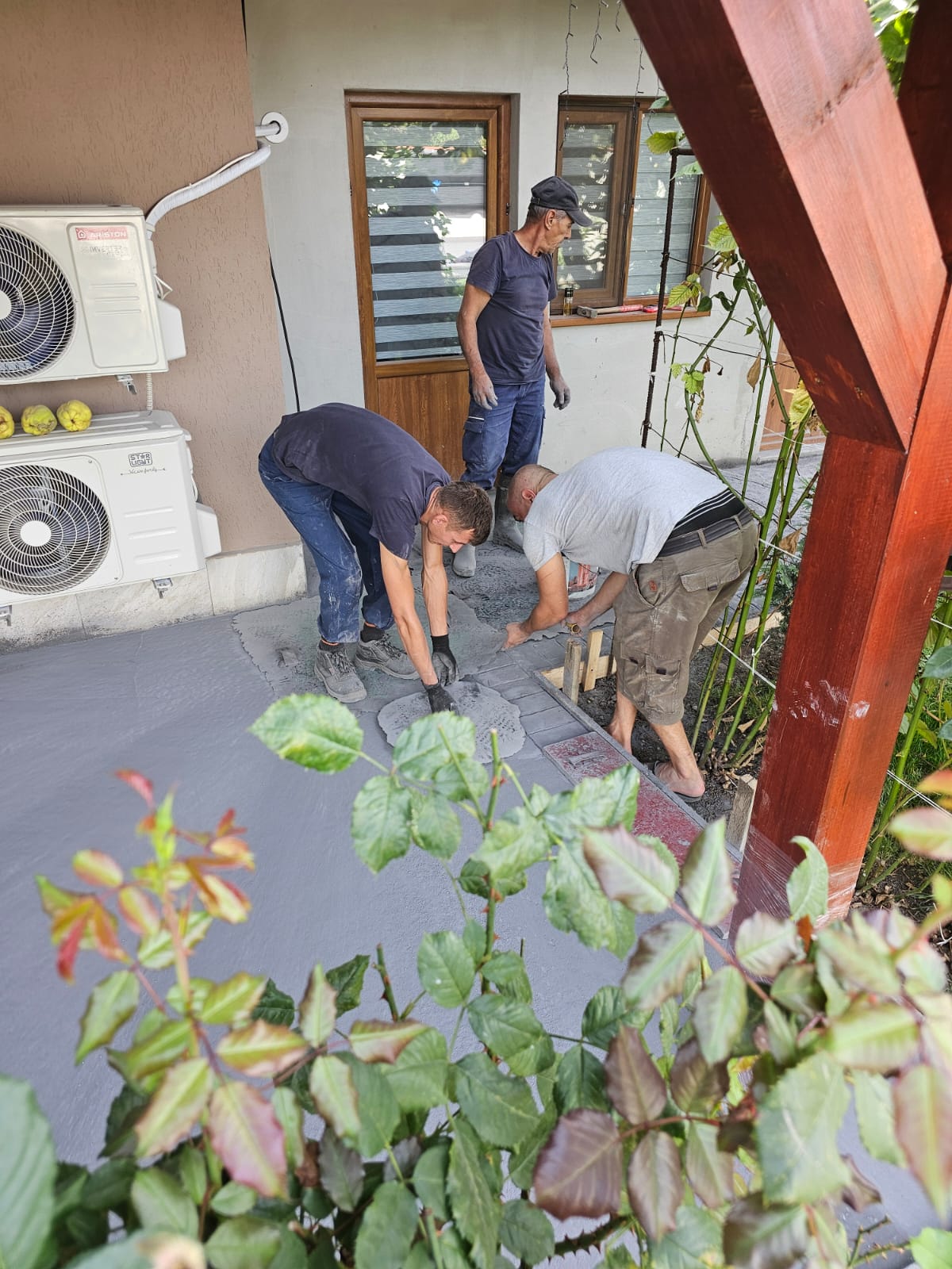 echipa beton amprentat