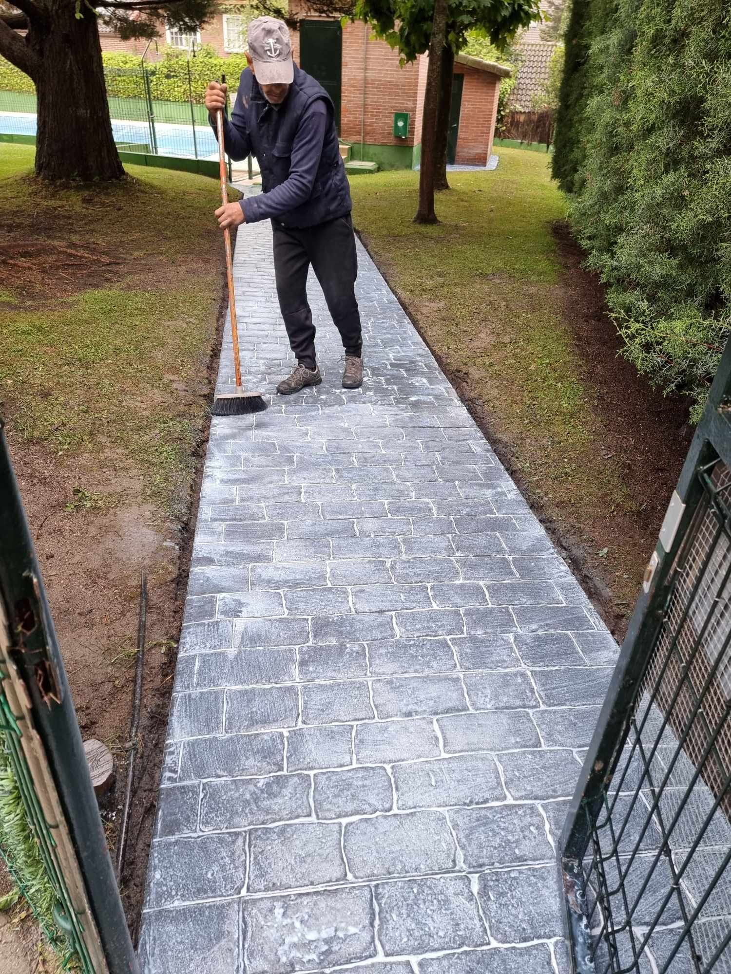 echipa beton amprentat